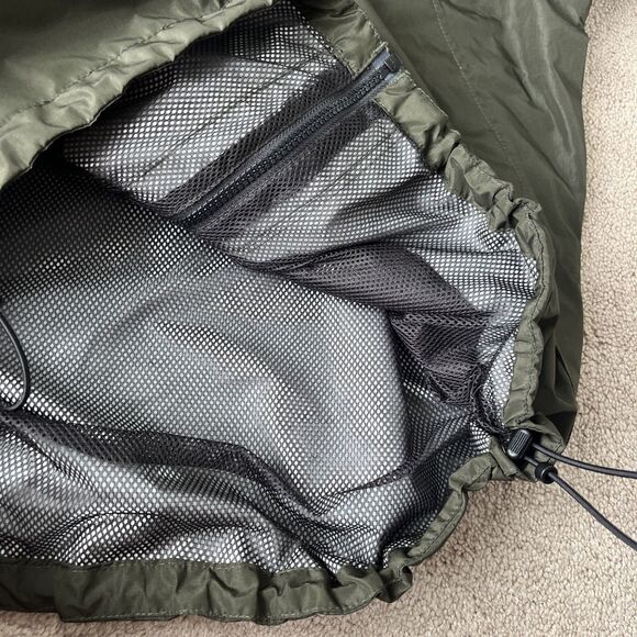 Frabill Rain Jacket Mens Medium Fishing Olive Green 3M Reflective Hooded Utility - Picture 5 of 6